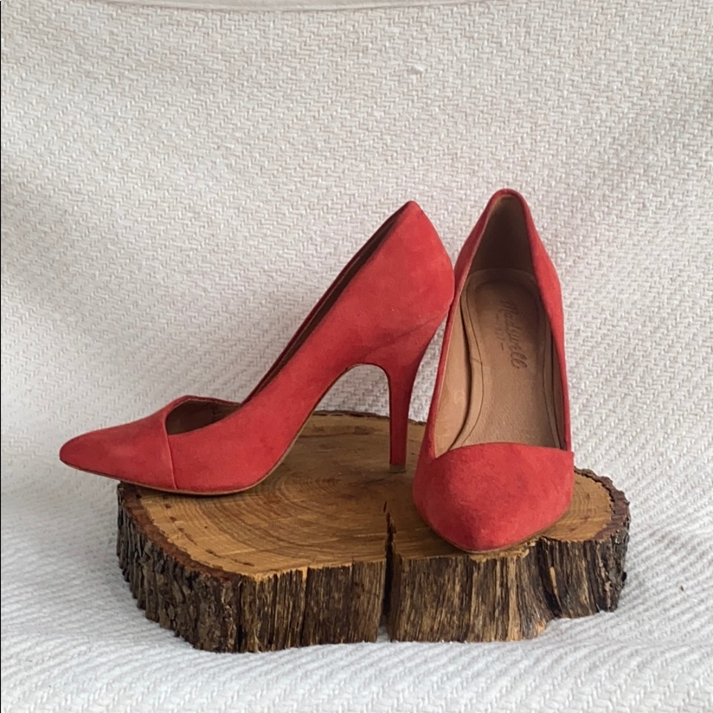 Red Madewell heels
